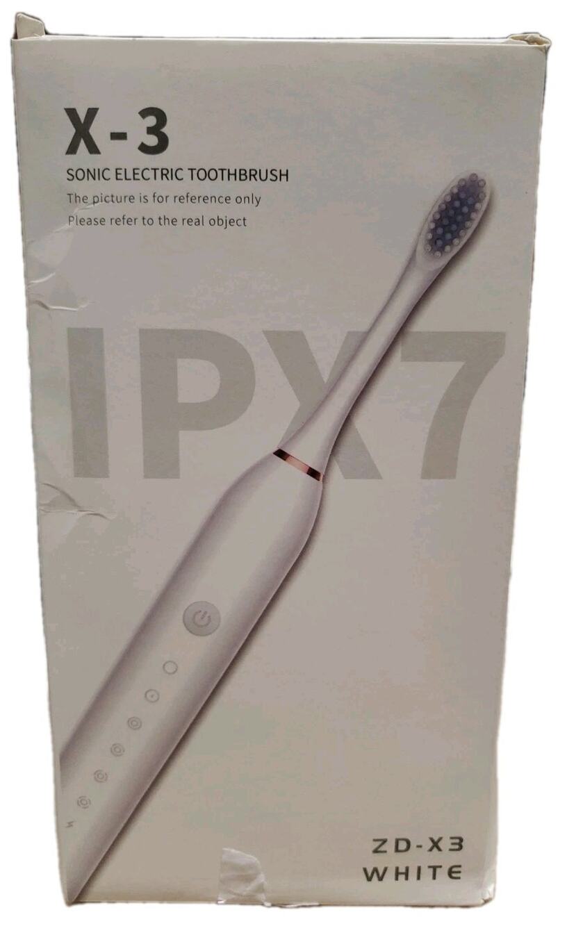 IPX7 Sonic Electric Toothbrush With 4 Brush Heads
